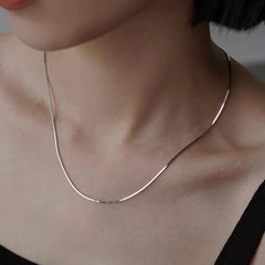 極細シルバーチェーン　sliver925 chain